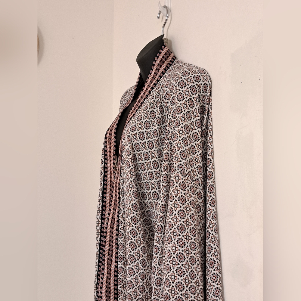 Max Studio Women's Polyestet Patterned Kimono Jac… - image 7